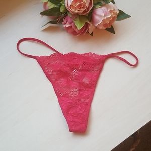 Vintage very rare Victoria's Secret lace thong g